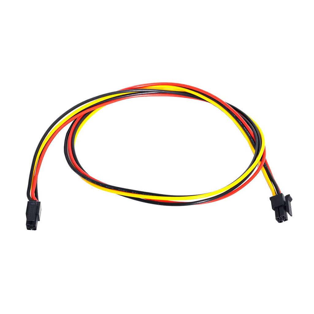 cablecc Pitch=3.0mm ATX Molex Micro Fit Connector 4Pin Power Male to Male Cable 60cm