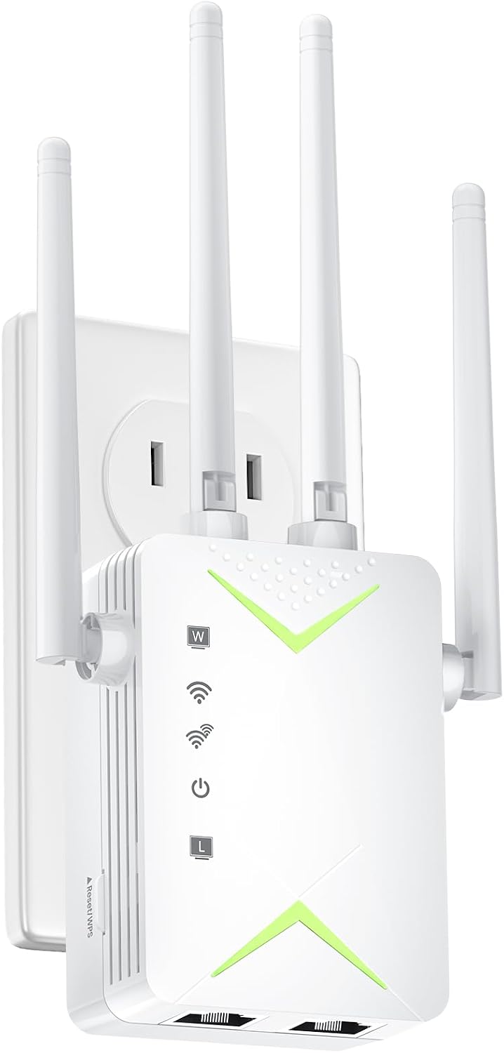 Powerful WiFi Extender with Ethernet Port
