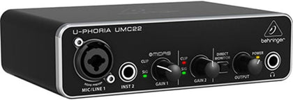 UMC22 Audiophile 2x2, 48 kHz USB Audio Interface with Midas Mic Preamplifier