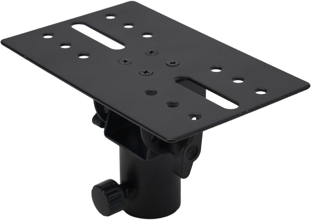 Rotatable 35mm Metal Mount Tripod Pole DJ Speaker Stand Adapter Top Cap, 175x110mm