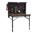 Products Wall Mounted Work Table, 4', Wood Varnish (80421)