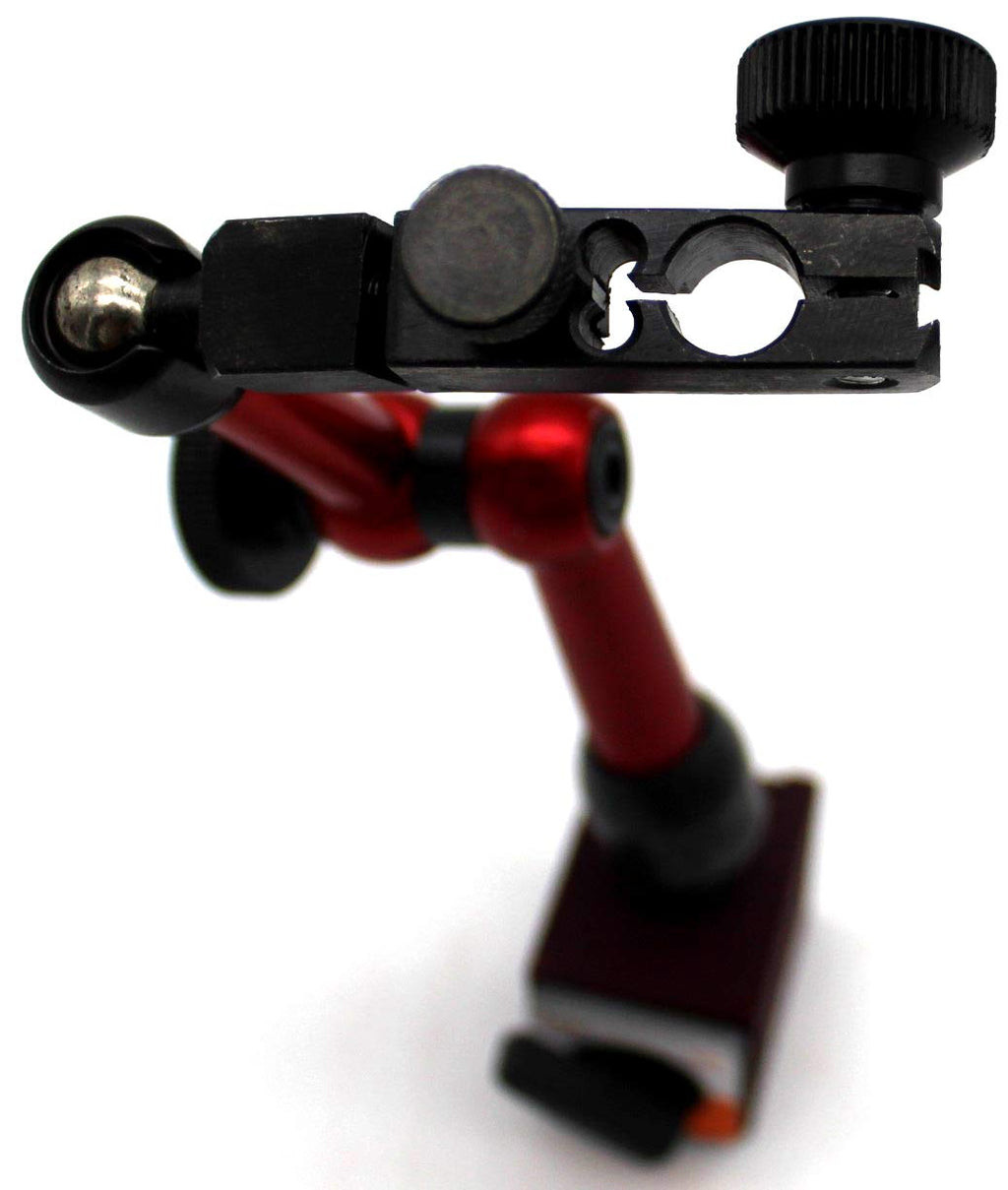 KHCRAFT Mini Magnetic Base Indicator Holder, 50lb, Tight-Space Machining