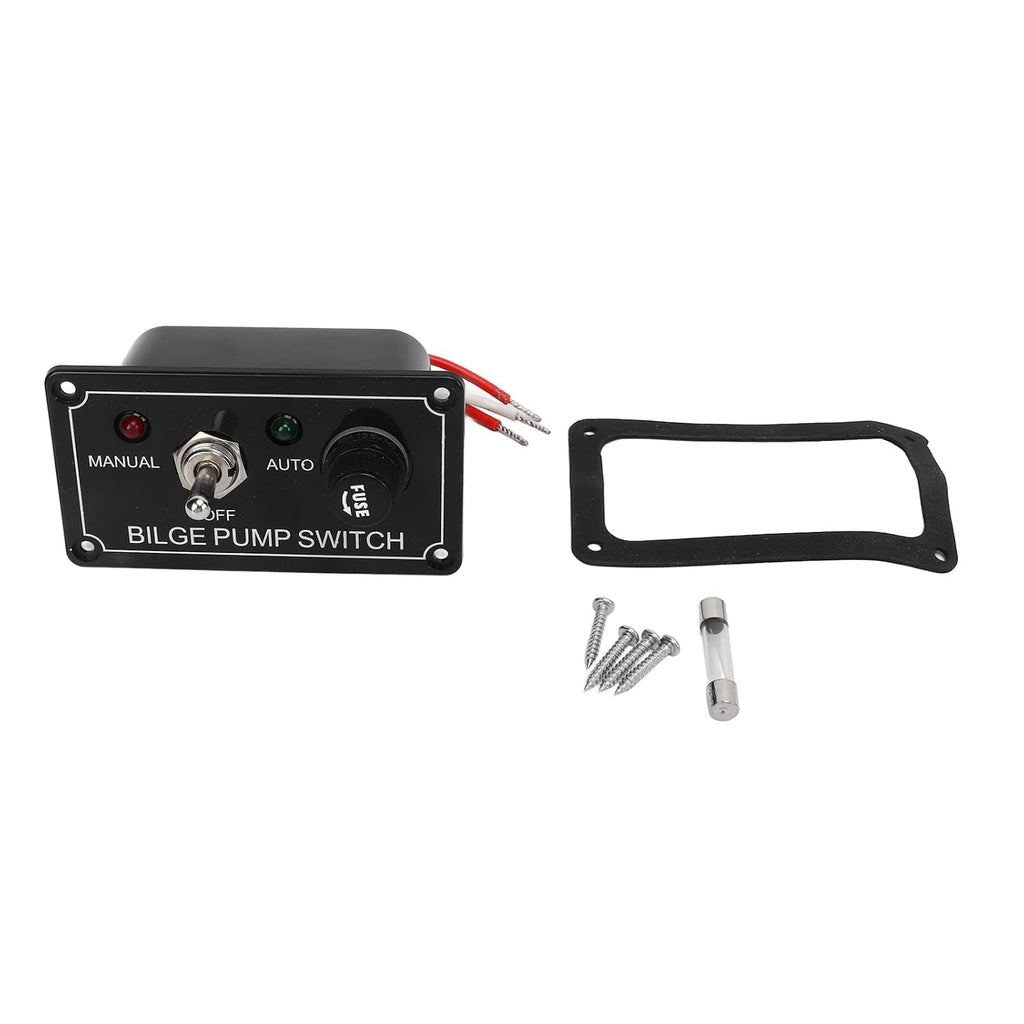 Bilge Pump Switch Panel Manual Off Auto 12V 5A