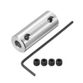 uxcell 2mm to 4mm Bore Rigid Coupling Set Screw L26XD10 Aluminum Alloy