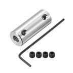uxcell 2mm to 4mm Bore Rigid Coupling Set Screw L26XD10 Aluminum Alloy