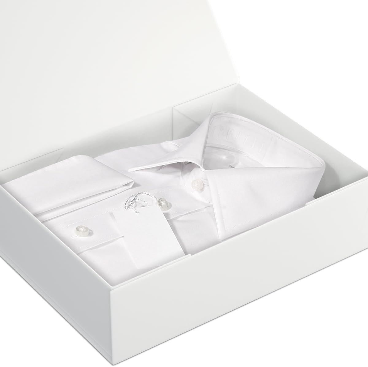 White Gift Box 11.9" x 8.5" x 3.3",Magnetic Closure Gift Boxes for Presents