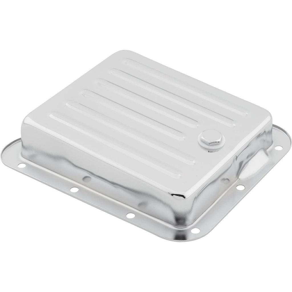 Transmission Pan, Chrome Steel, Fits Ford C4