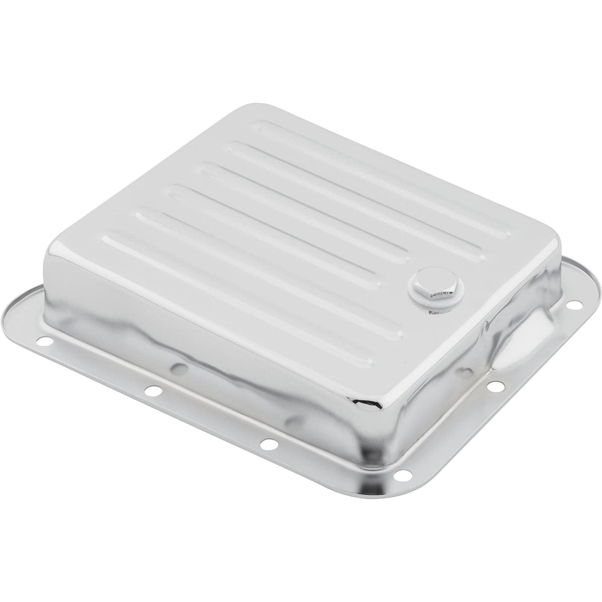 Transmission Pan, Chrome Steel, Fits Ford C4