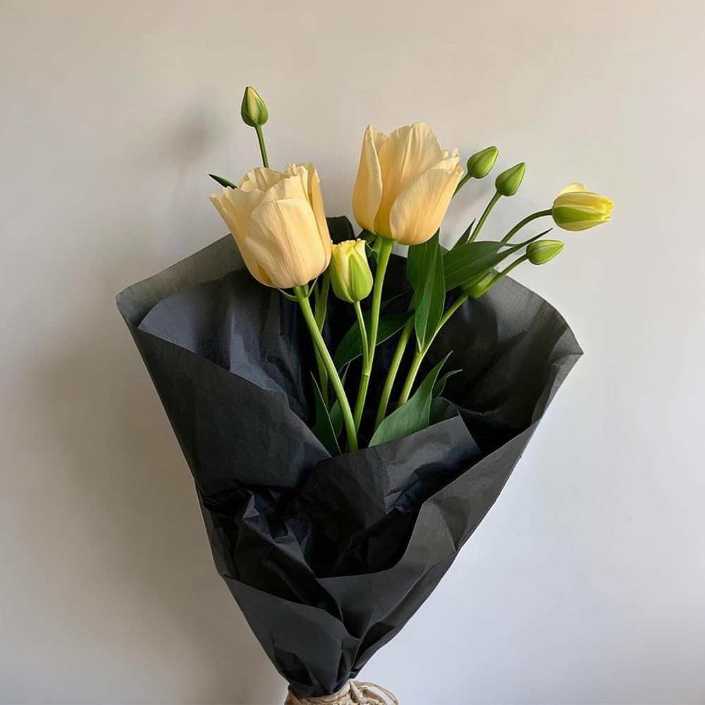 140 Sheets Black Tissue Paper for Gift Bags 20 x 14 inch