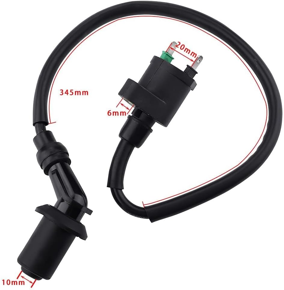 GY6 Racing Ignition Coil SSR 125 A7TC Spark Plug Wire for 50CC 150CC 110CC 125CC 80CC 90CC Moped Scooter ATV Go Kart