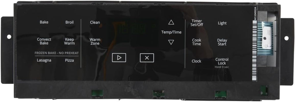 Whirlpool W11528249 Genuine OEM Range Electronic Touchpad and Control Panel Replacement Part - Replaces W11050785, W11182815, W11204529, W11295998, W11428374, and W11511586