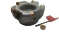 4" face mill R200, w. 5 Sandvik RCKT1606 Round inserts #506-RCKT16-4