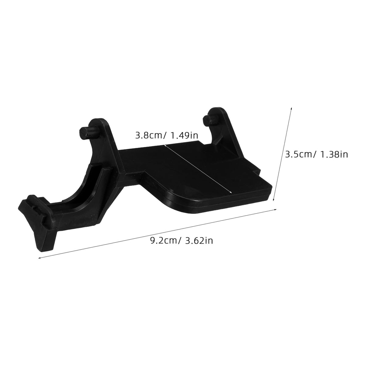 Microwave Door Latch Arm 2pcs Black Plastic Replacement Parts