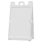 Signicade Deluxe A Frame Sidewalk Curb Sign in White