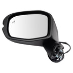 TRQ Driver Side Mirror Assembly Power Heated Blind Spot Turn Signal Smooth