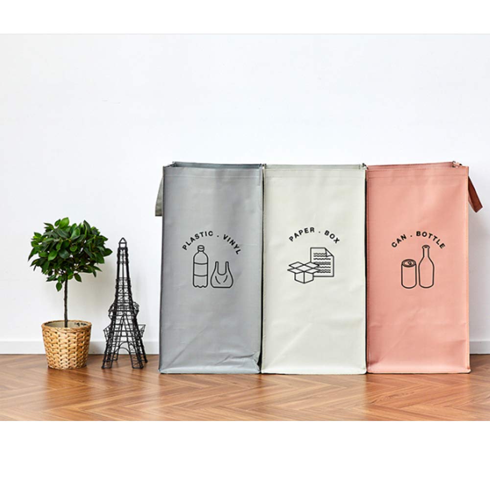 Separate Recycling Waste Bin Bags for Kitchen Home Recycle Garbage Trash Sorting Bins Organizer Waterproof Baskets