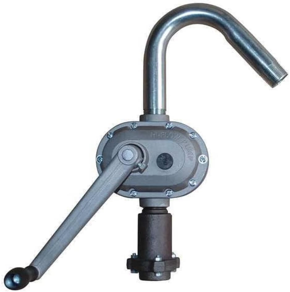Hand Drum Pump, Aluminum, 1-1/4In OD