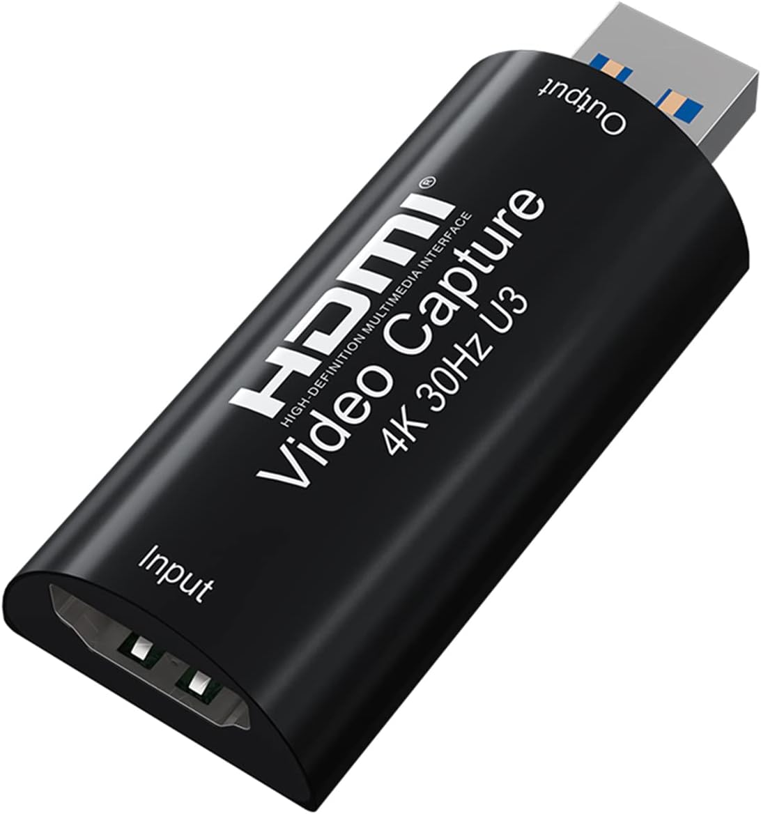 4K HDMI Video Capture Card, BIFALE (Full 1080P 60FPS Output) USB 3.0 Game Capture Card for Gaming, Recording or Live