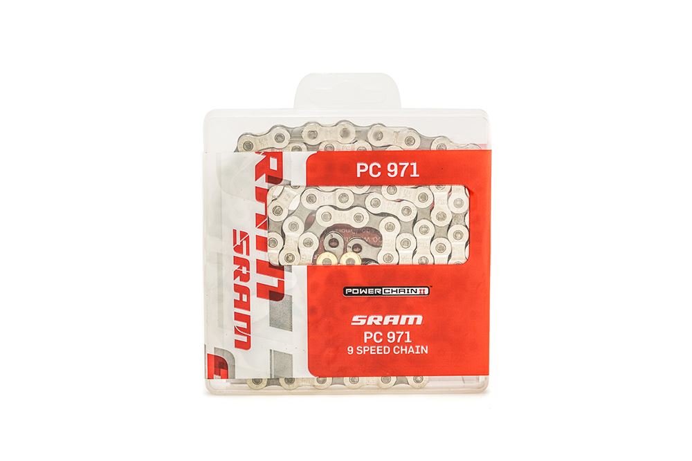SRAM PC-971 9 Speed Silver/Gray Chain with Powerlink