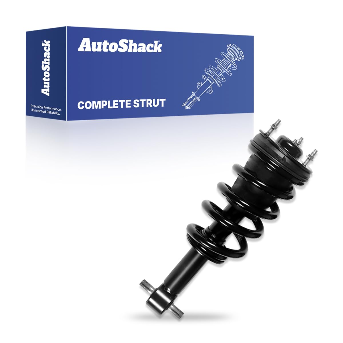 AutoShack Front Complete Strut Assembly with Coil Spring, 1pc