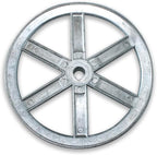 Chicago Die Cast 8 in. Dia. Zinc Single V Grooved Pulley 3/4" Bore