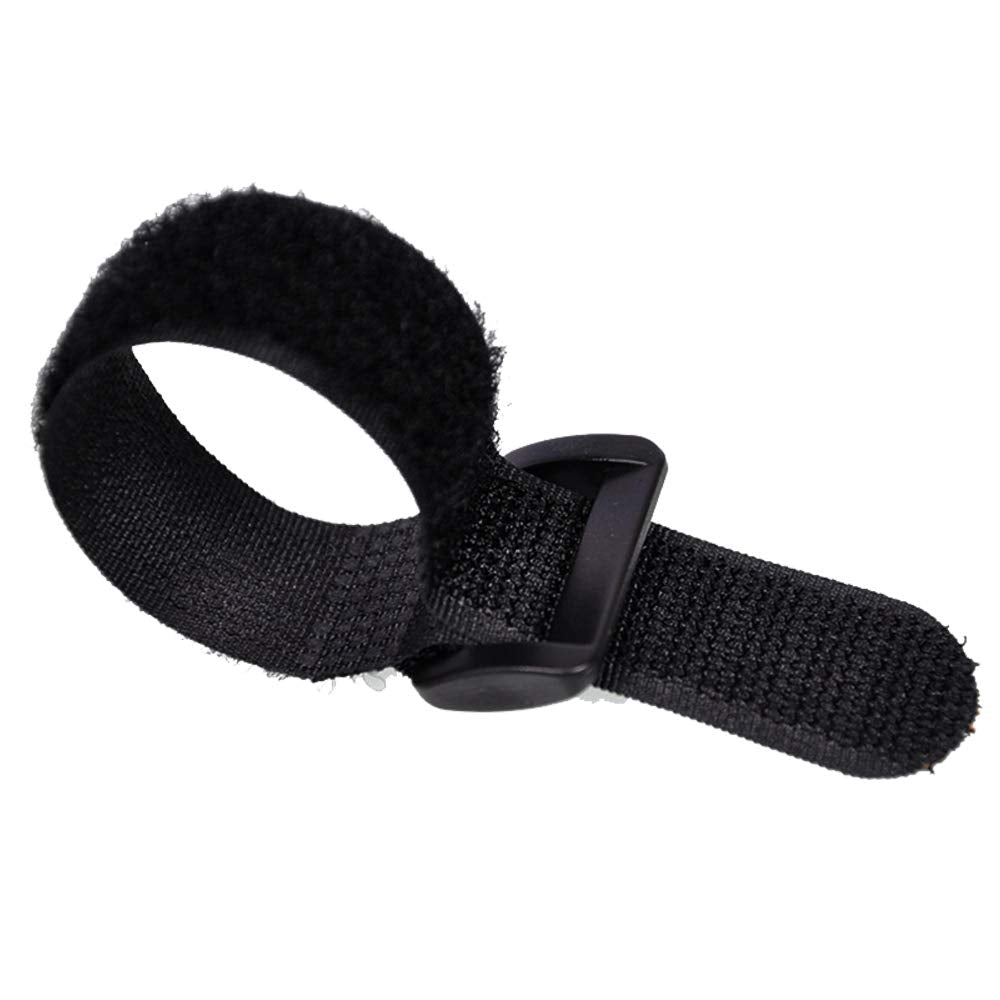 10Pack 1x20” Reusable Nylon Cable Straps with Buckle for Cords Organizer