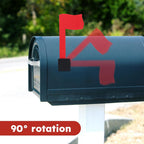 Mailbox Flag Replacement Kit – Red Multi-Directional Flag, No Tools Needed | Durable acrylic/PVC flag, weatherproof.