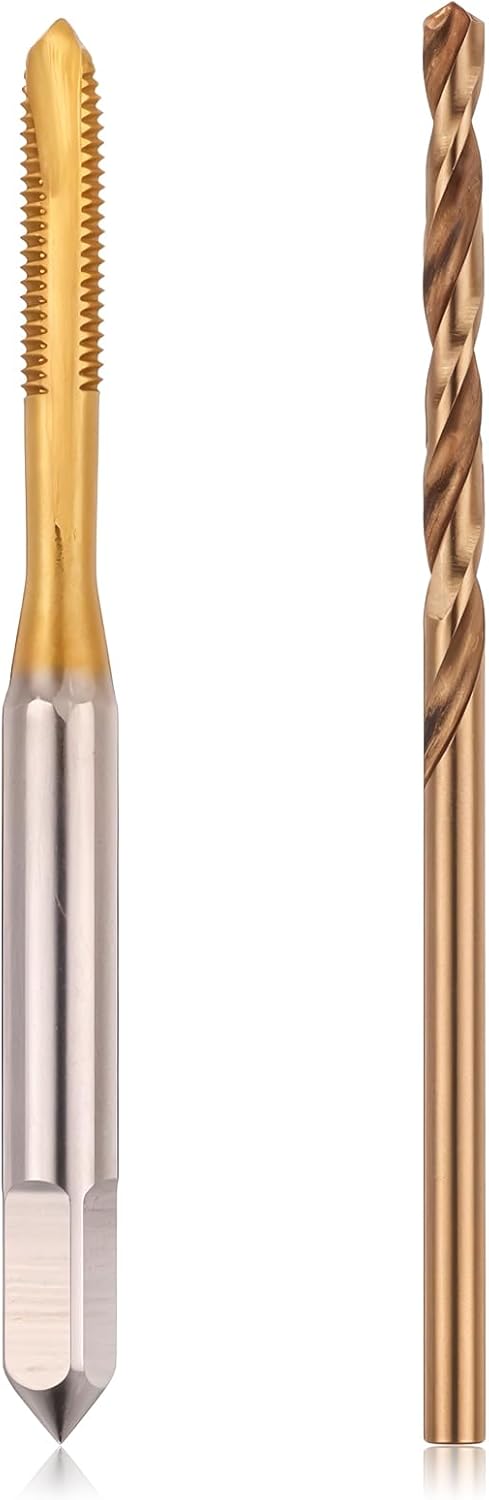M3 x 0.5 Spiral Point Thread Tap and 2.5mm Drill Bit Set - Drill And Tap Set Tools