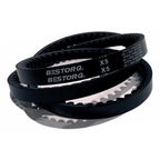 BESTORQ BX83.7 Cogged V-Belt, Raw Edge X5 EPDM V-Belt, Black, 86.7" Outside Circumference x .66" Width x .43" Height, Pack of 2