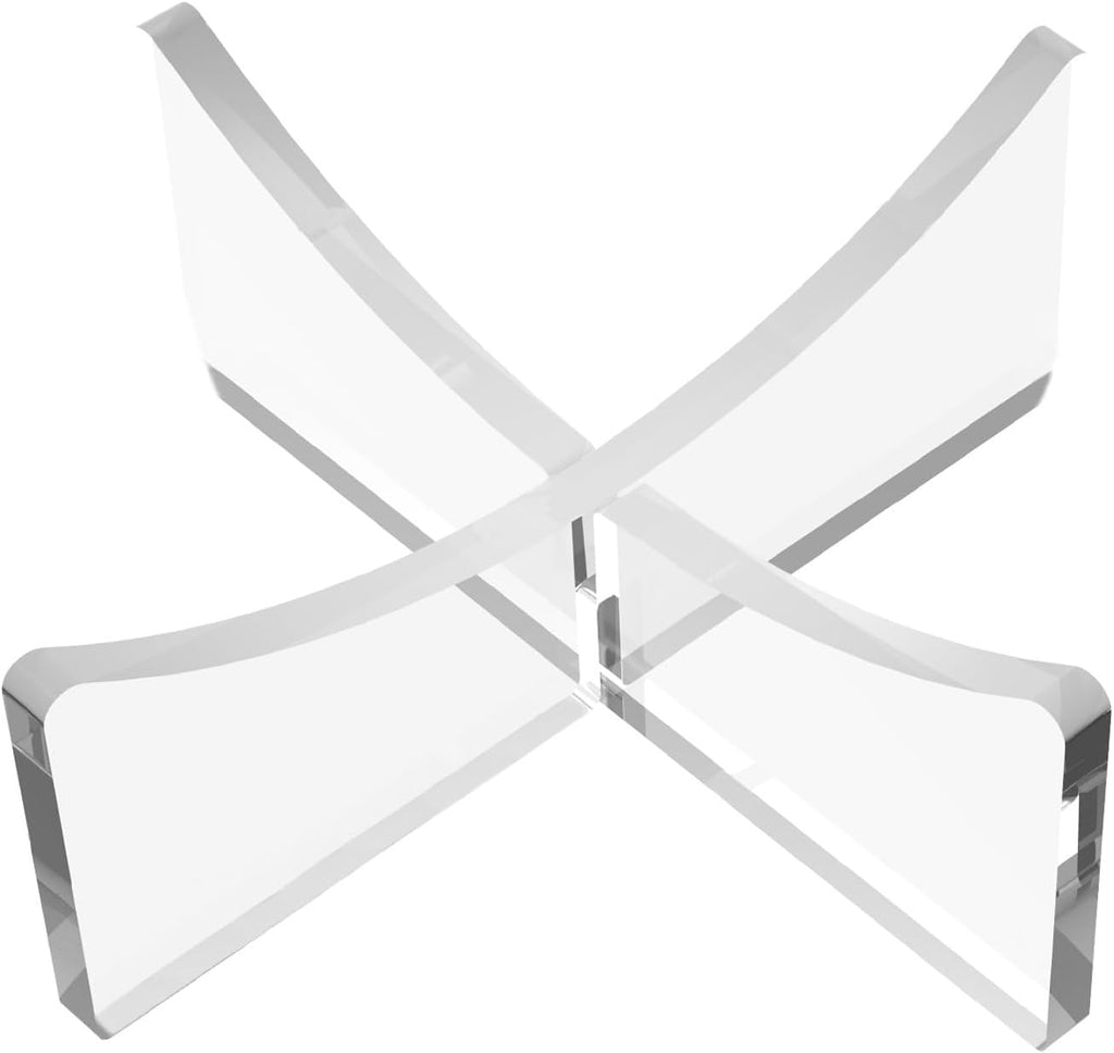 Acrylic Ball Stand Holder, 6-Pack Display Stands for Football Basketball Soccer, Volleyball Rugby Clear Case Rack