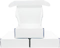 6x6x2 Inches 50 Pack White Corrugated Cardboard Shipping Boxes