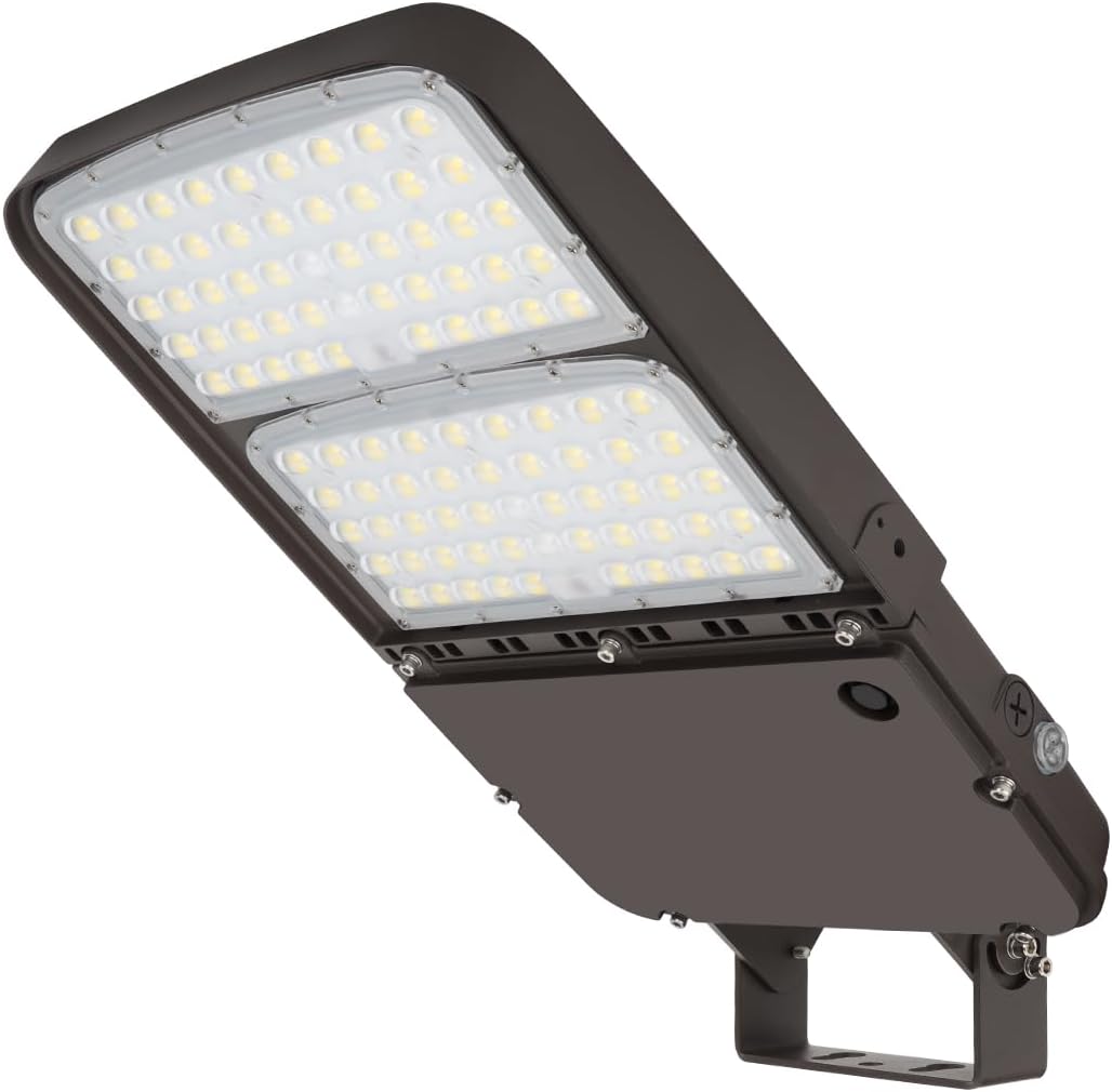 LED Parking Lot Light 300W/240W/200W Adjustable with Dusk to Dawn