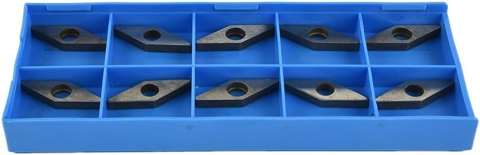 10PCS Carbide Insert Shim Seats MV1603 for VNMG160404/08/12/16 Turning Tool Holders 35° Rhombic High Hardness Lathe
