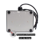 Bloepum Foot Switch MDFS-65 Double Foot Pedal Self-Reset 3A 220VAC Wire