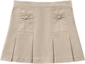 Toddler Girl's Scooter Skirt Bow Pocket | Preschool Fit, Four-pleat Front, Two Flat Seams, Side Zip, Adjustable