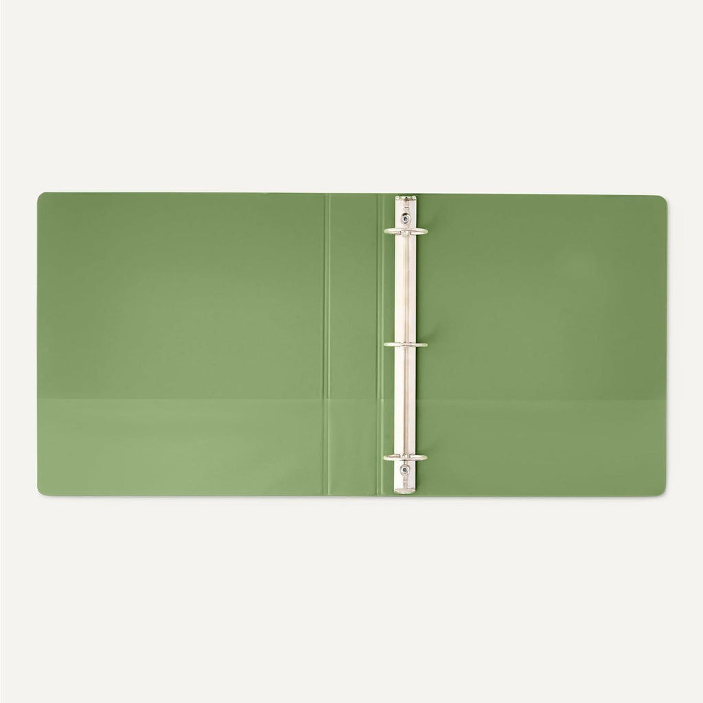 3 Ring 1.5 inch Binders with Round Metal Rings, Holds 275 Sheets, Assorted Colors, 4-Pack