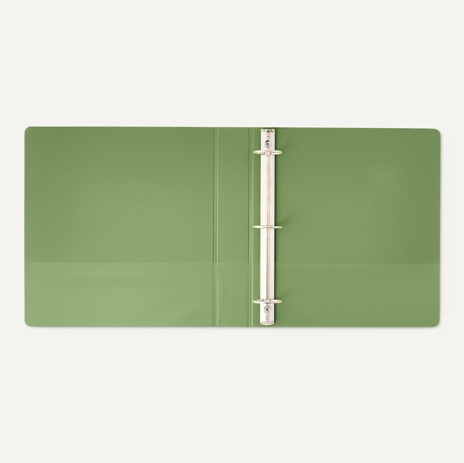 3 Ring 1.5 inch Binders with Round Metal Rings, Holds 275 Sheets, Assorted Colors, 4-Pack
