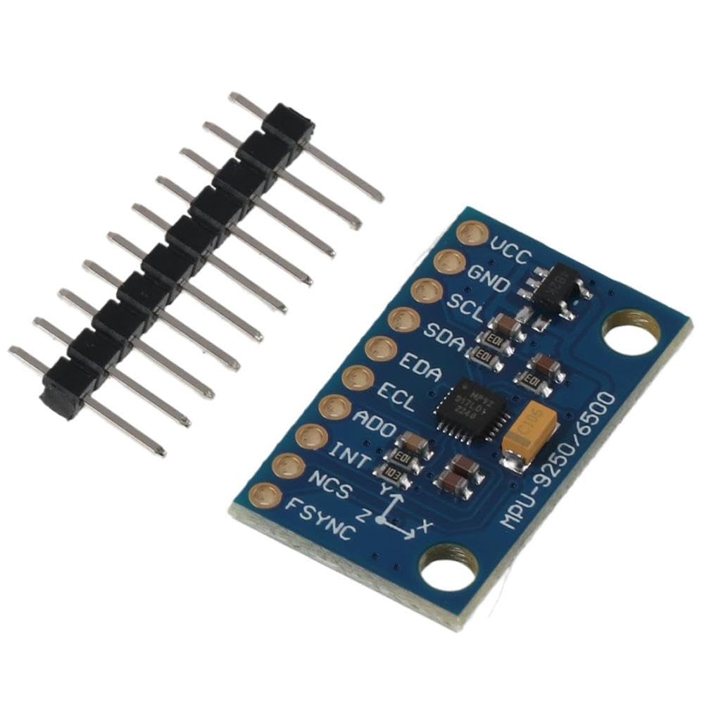 SHUATI Gyro+Accelerator Sensor Module 3~5V Blue 9 DOF 9-Axis Attitude Durable Plastic MPU9250 GY-9250 DIY