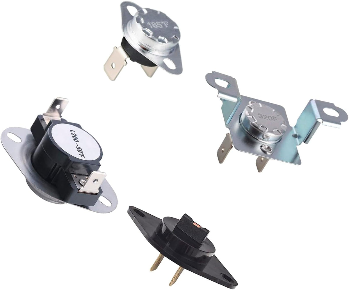 Upgraded Dryer Thermal Fuse Thermostat Thermistor Kit Replacement for Samsung DV520AGP/XAA DV5451AEW/XAA DV5451AGW/XAA DV5471AEP/XAA DV5471AEW/XAA DV56H9000EP/A2 DV56H9000EW/A2 DV56H9000GP/A2
