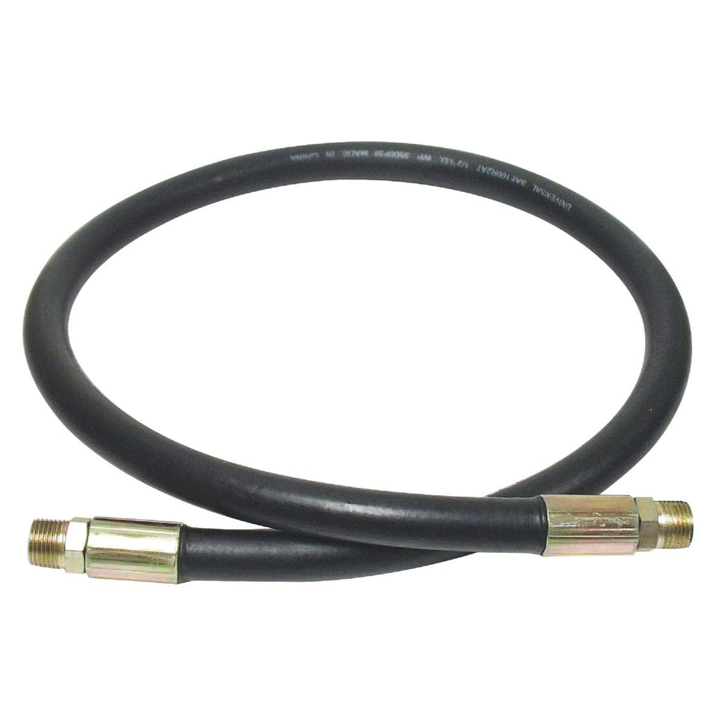 Apache 98398226 3/8" x 24" 2-Wire Hydraulic Hose Male x Male Assembly