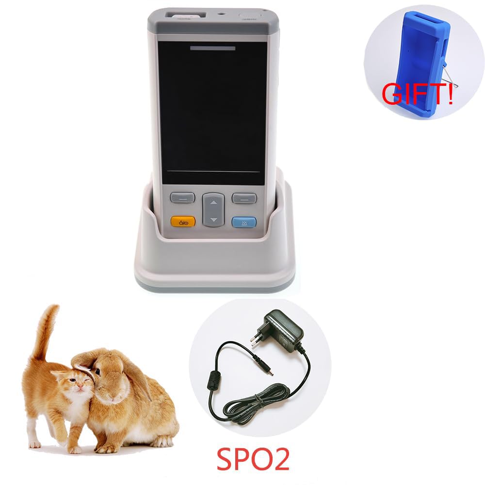 Veterinary Pulse Detector Handheld SPO2 Vital Signs Monitor 3.5 Inch Veterinary Equipment