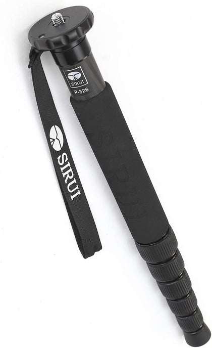 Camera Monopod P-326 6 Section Carbon Fiber Compact Lightweight Travel Monopod