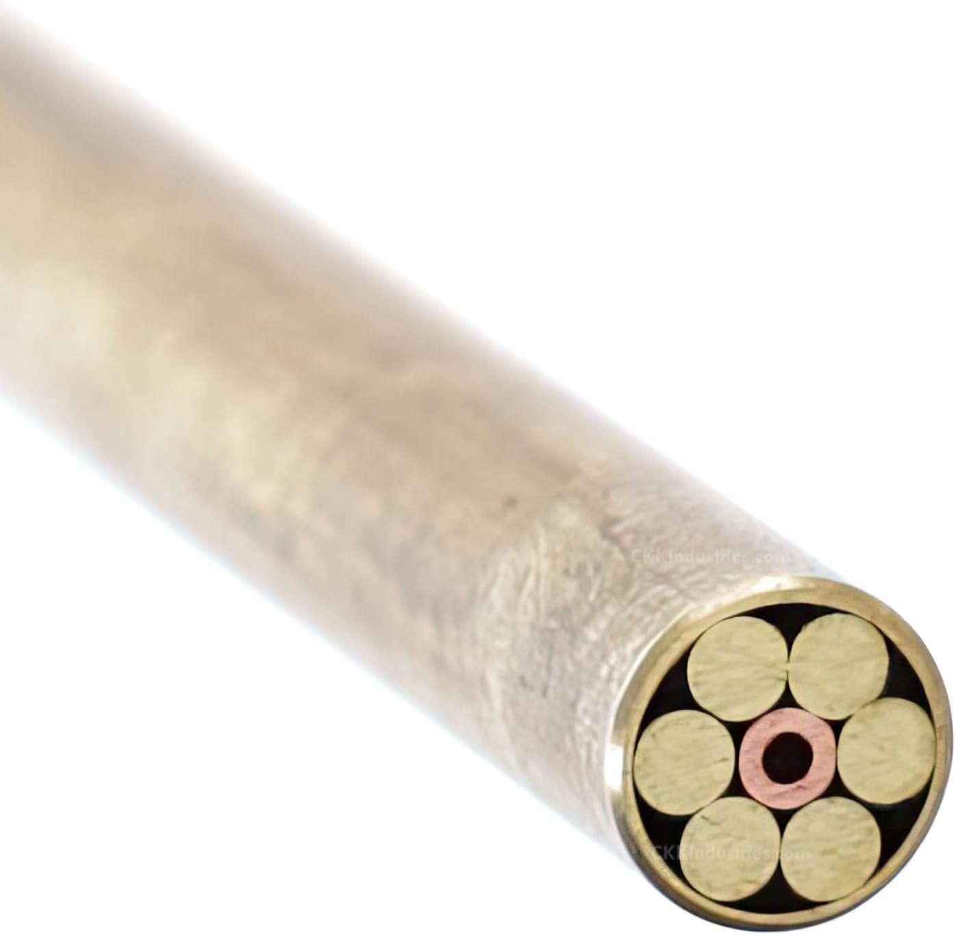 Mosaic Pin - (0.218 (7/32) Inch Diameter) - (725BBC) - (Brass Outer Material)(Brass & Copper Inner Material)