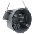 New Work Round Electrical Box 1-Gang 20.3 Cu.in PVC Round Outlet Box with Two Nails for Residential and Light