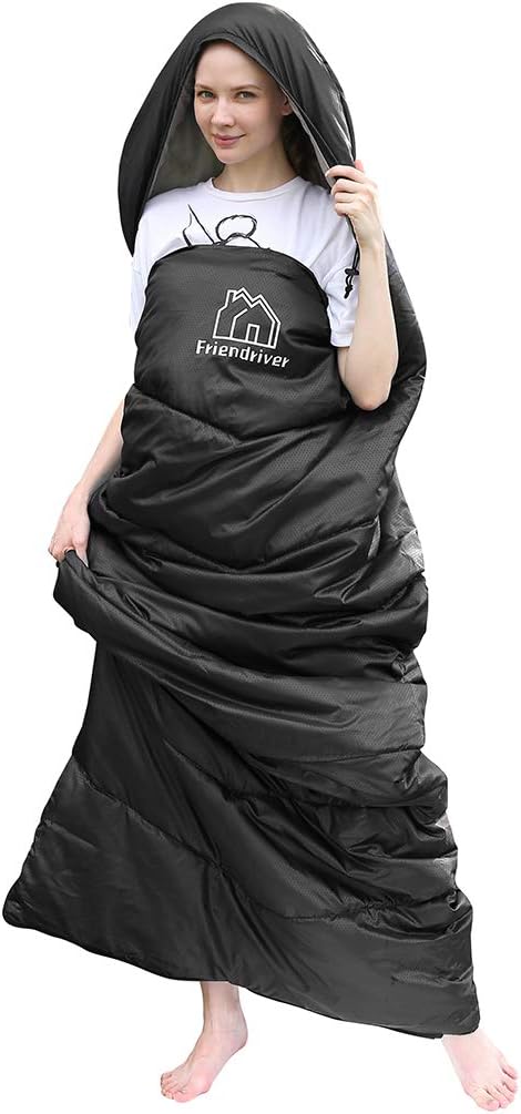 XL Size Upgraded Version of Camping Sleeping Bag 4 Seasons Warm and Cool, Lighter Weight, Adults and Children Can Use