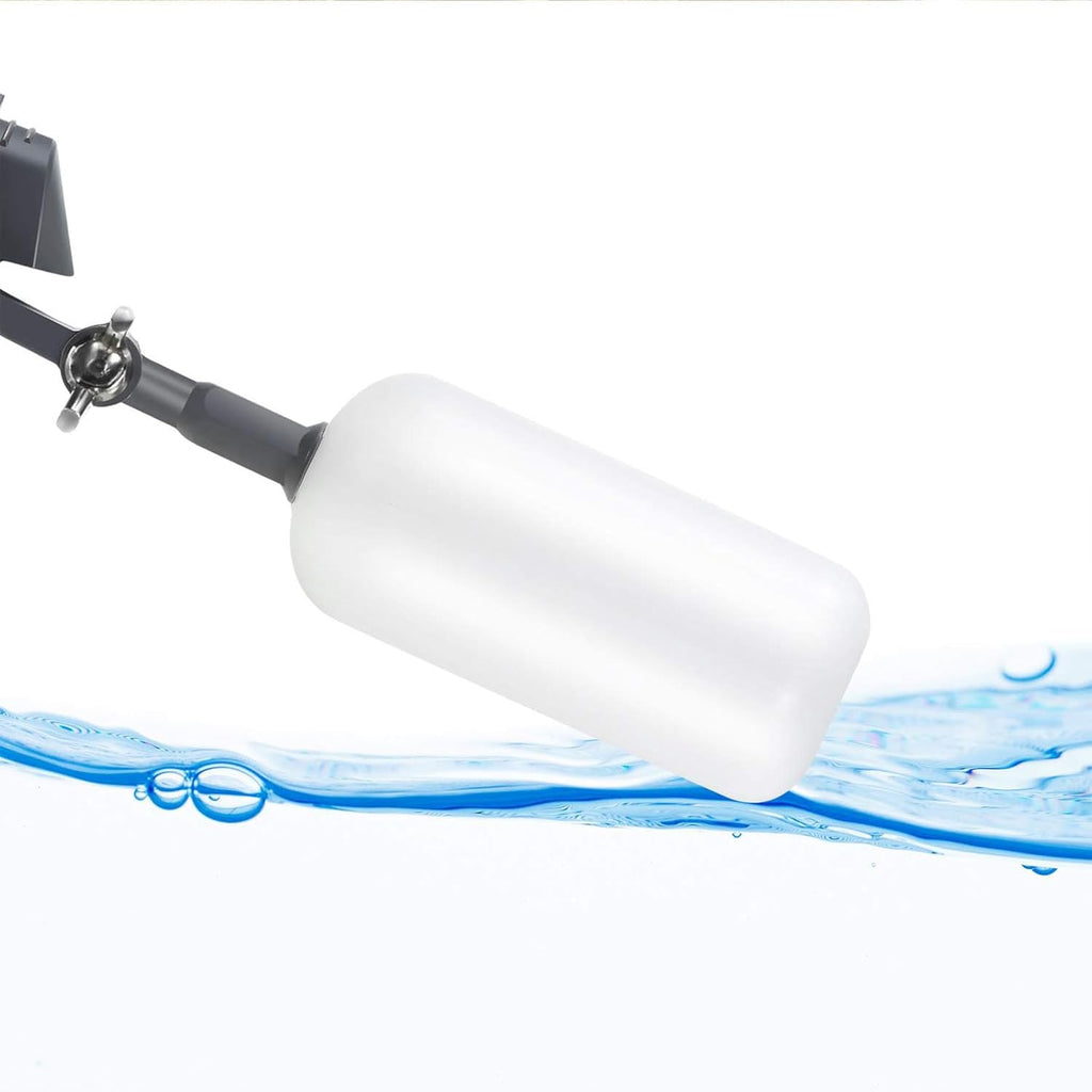 Blulu 3 Pack Float Valve 1/2 Inch Automatic Fill Float Valve, Dark Gray