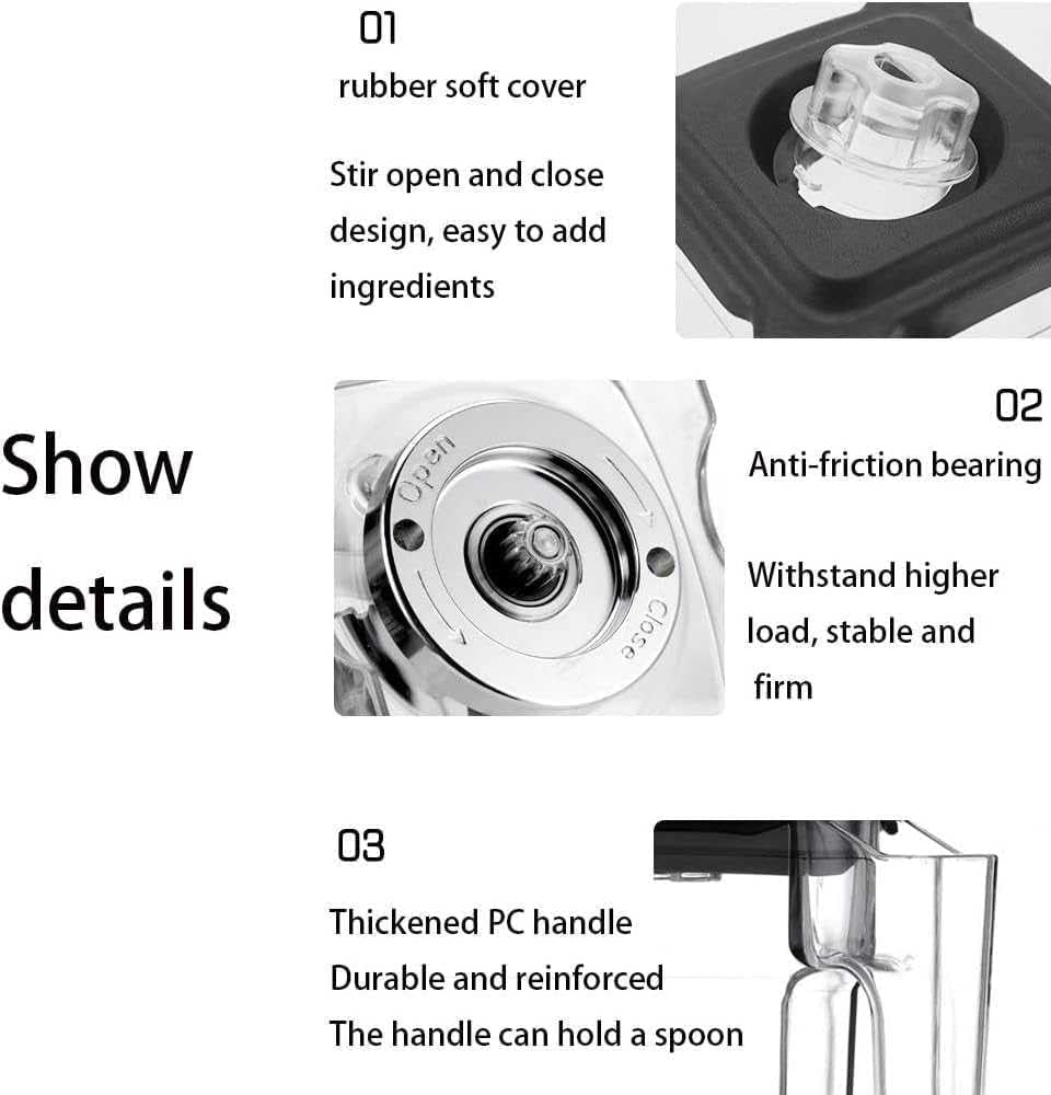 Commercial Blender with Sound Enclosure, High Speed