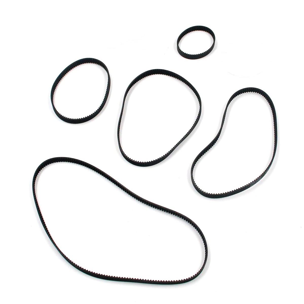3Dman GT2 Timing Belt Closed Loop Rubber Belt 110mm 200mm 300mm 400mm 610mm for Width 6mm 3D Printers -5pcs