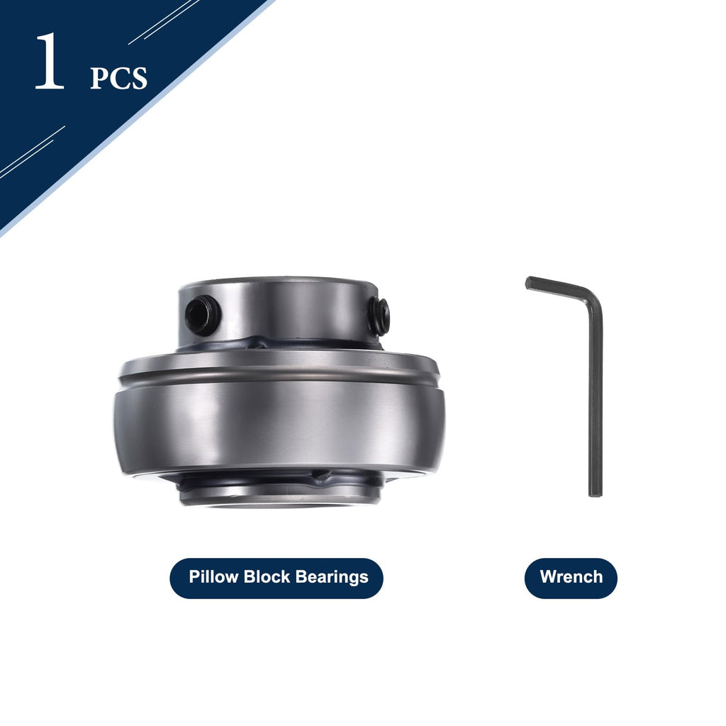 HiPicco UC204-12 Insert Bearing 3/4" Bore Set Screw Lock Spherical
