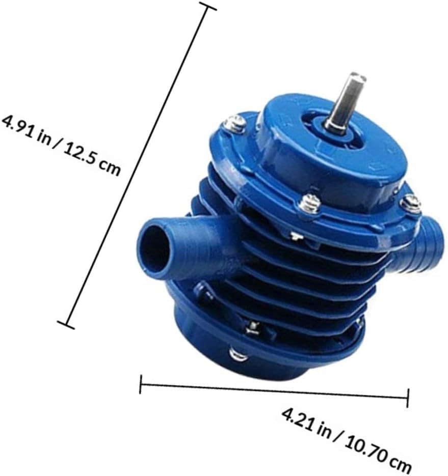 Portable Mini Self-priming Plastic Water Transfer Pump for Hand Drill, Small Submersible Utility Pump for Aquarium